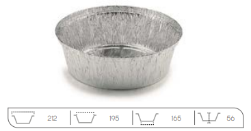 PLATO POLLO RED. 21425 195x165x56 MM PAQ. 100 UND