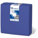 SERVILLETA 2C MICRO 40x40 1/4 AZUL PAQ. 50 UND