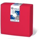 SERVILLETA 2C MICRO 40x40 1/4 ROJA PAQ. 50 UND