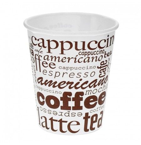 VASO CARTÓN CAFÉ 210cc  VENDING PAQ. 50 UND